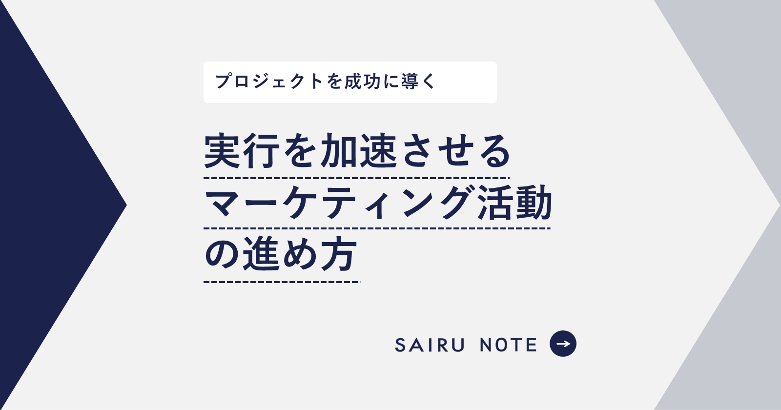 実行を加速させるマーケティング活動の進め方