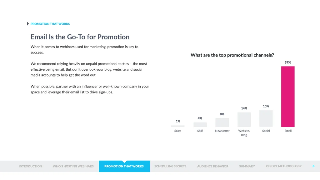 GoToWebinar『THE BIG BOOK OF WEBINAR STATS』P.8