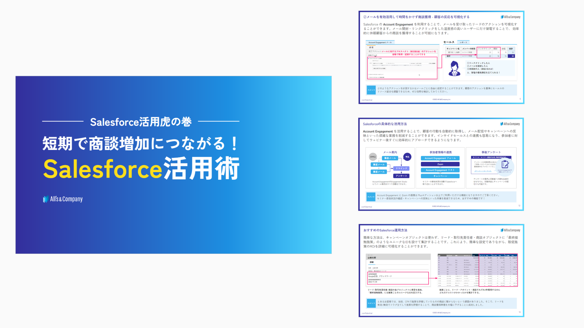 短期で商談増加につながる！Salesforce活用術