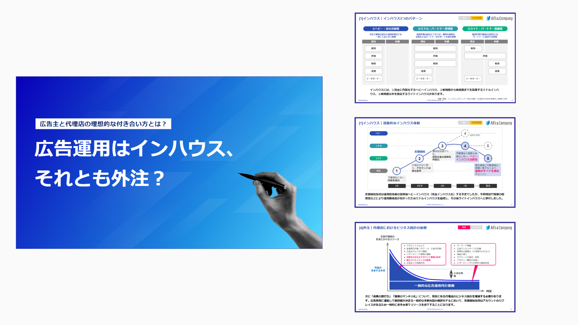 広告運用はインハウス？それとも外注？